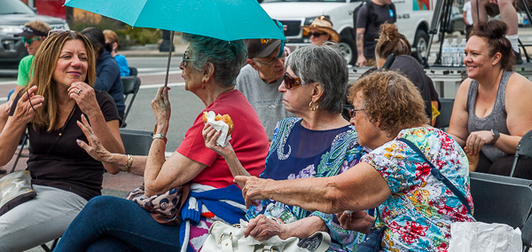 Women in audience