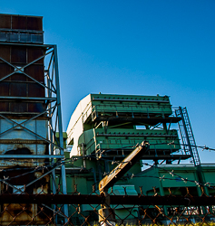 Old peaker generator at Waters River Facility in Peabody