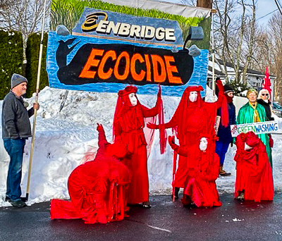 Red Rebels and Enbridge poster