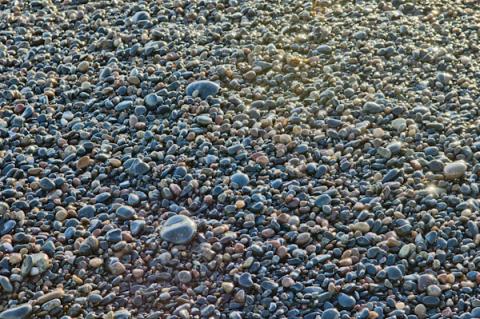 Pebbles on the beach