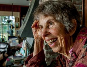 Judith Van Hamm in her office