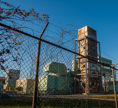 Existing old peaker plant at Waters River Station