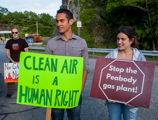 Demonstrators at the PMLP offices