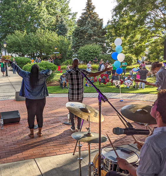 Performers at concert of NortheastARC at Leather Commons