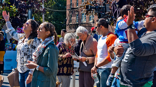 At the international festival