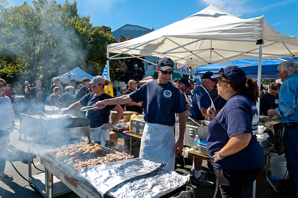 Food stand at international festival