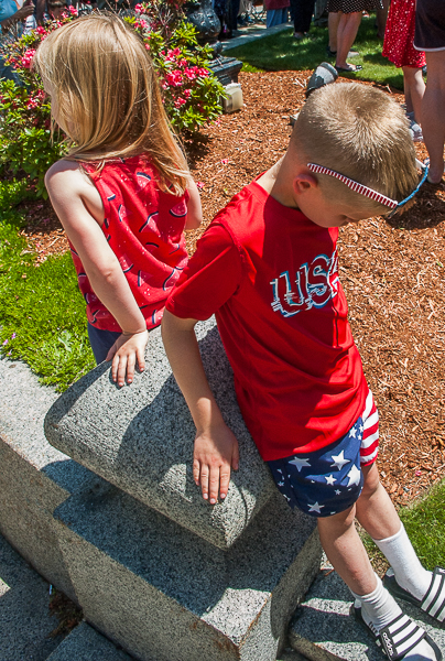 Children during ceremony