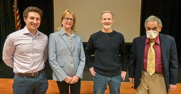 Logan Malik, Senator Joan Lovely, Jim Mulloy, Jerry Halberstadt